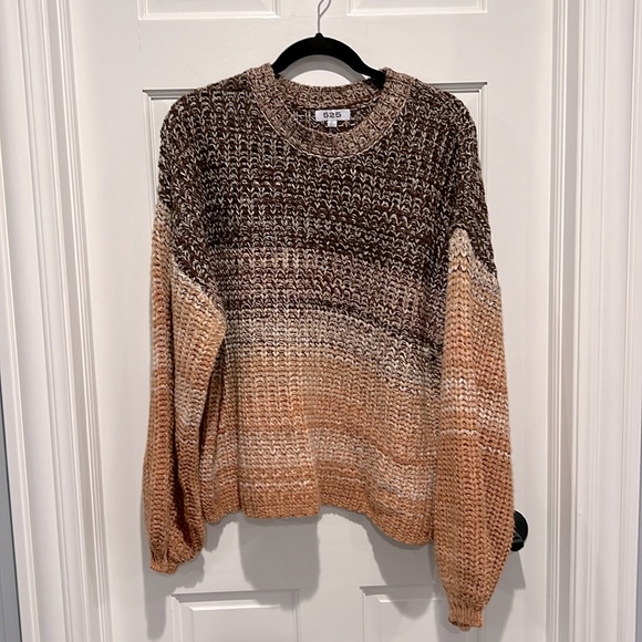 525 America NWT Marlee Pullover Crewneck Balloon Sleeve Sweater Large - Picture 3 of 6